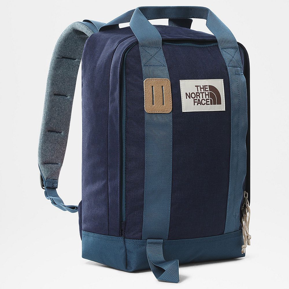 The North Face Backpacks Mens Australia - The North Face Tote Navy / Light Blue (RNQ-120379)